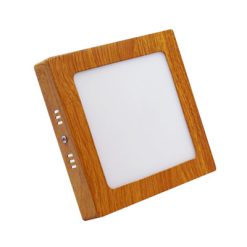 Đèn Ốp Nổi Vuông Viền Gỗ 24w 3 Chế Độ Màu | MSS - 616 Euroto