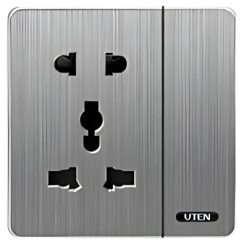 Bộ 1 Công Tắc 1 Chiều Và Ổ Cắm 5 Chấu UTEN | S300K11Z12Z13