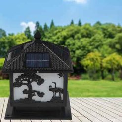EURO - Đèn Trụ Cổng Solar Ø300 | EUTC - 016
