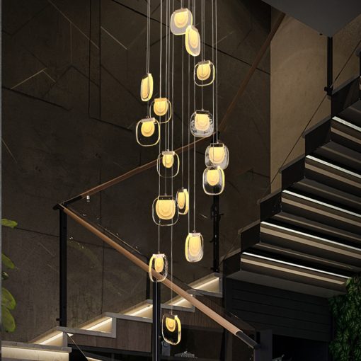 Đèn Thả Thông Tầng Luxury Ombre  Ø500 | EUTT - 033.A  EURO