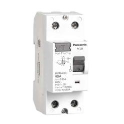 Panasonic RCCB Cầu Dao Chống Rò 2P 40A | BBDR24030HV