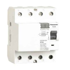 Panasonic RCCB - Cầu Dao Bảo Vệ Quá Tải 4P 25A | BBDR42530HV