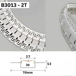 Thanh Nhôm Giấu Viền Uốn Cong Dài 2m | B3013-2T