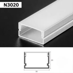 Thanh Nhôm Định Hình Lắp Nổi 2 Mét | N3020