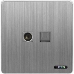 Bộ 1 Ổ Cắm Tivi & 1 Ổ Cắm Mạng UTEN | S300-TVPC