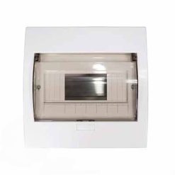 Tủ Điện Âm Tường 4-8 Đường Mặt - Đế Nhựa | NDP108P