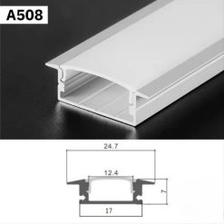Thanh Nhôm Định Hình Lắp Âm 2 Mét | A508