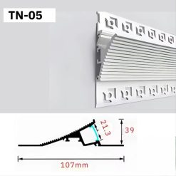 Thanh Nhôm Phào Chỉ Hắt Trần Lắp Âm 3m | TN-05