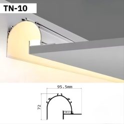 Thanh Nhôm Phào Chỉ Hắt Trần Lắp Âm 3m | TN-10