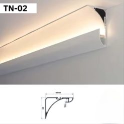 Thanh Nhôm Phào Chỉ Hắt Trần Lắp Nổi 3m | TN-02