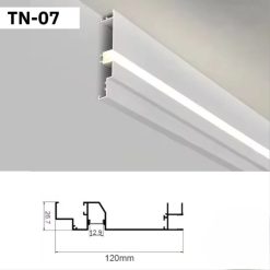 Thanh Nhôm Phào Chỉ Hắt Trần Lắp Nổi 3m | TN-07