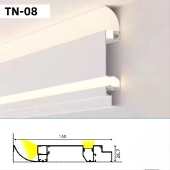 Thanh Nhôm Phào Chỉ Hắt Trần Lắp Nổi 3m | TN-08