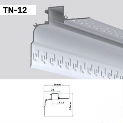 Thanh Nhôm Phào Chỉ Hắt Trần Lắp Âm 3m | TN-12