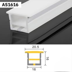 Thanh Silicon Uốn Dẻo Gắn Âm| AS1616