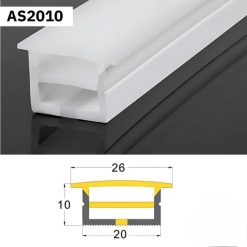 Thanh Silicon Uốn Dẻo Gắn Âm| AS2010