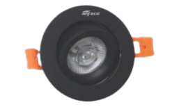 Anfaco - Âm Trần Chiếu Điểm Chỉnh Góc Thân Đen 5W | AFC 672D