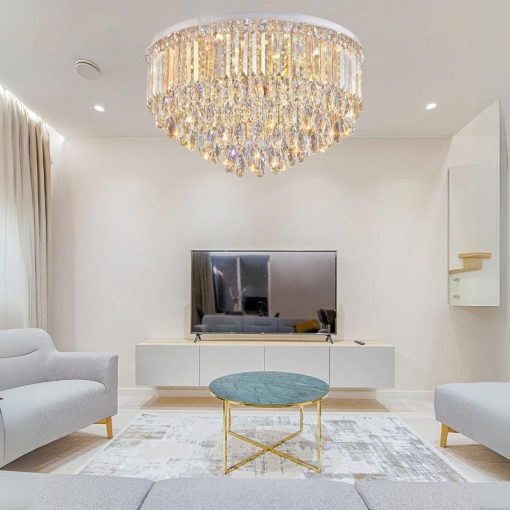 BNN- Ốp Trần Pha Lê Luxury Ø600 | OTPL40397