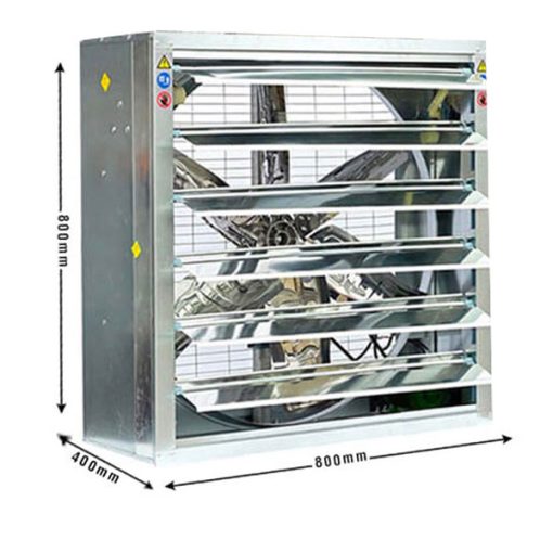 Quạt thông gió vuông 800x800mm