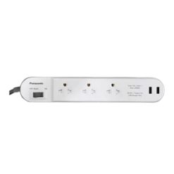 Panasonic Ổ Cắm Có Dây - Bộ 3 Ổ Cắm - 2 USB | WCHG243322W-VN