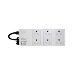 Panasonic Ổ Cắm Có Dây - Bộ 6 Ổ Cắm 3 Chấu | WCHG2836